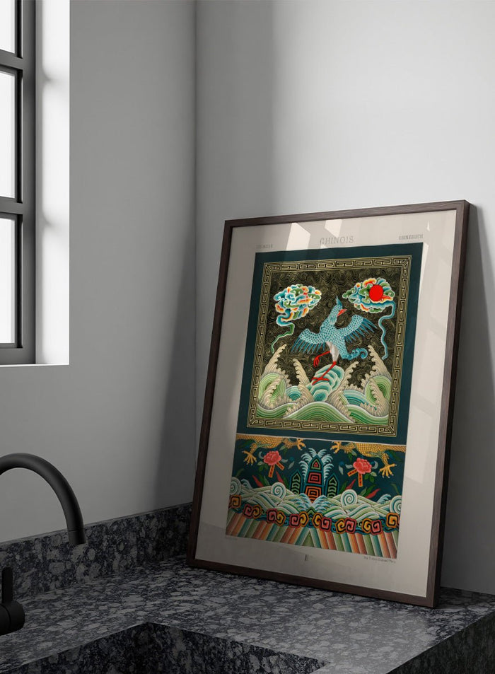 Albert Racine - Chinese Pattern Art Print_Sugar & Canvas_Albert Racine