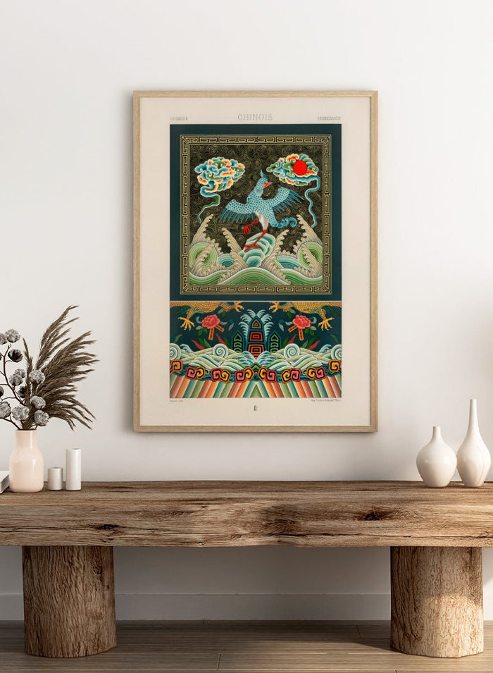 Albert Racine - Chinese Pattern Art Print_Sugar & Canvas_Albert Racine