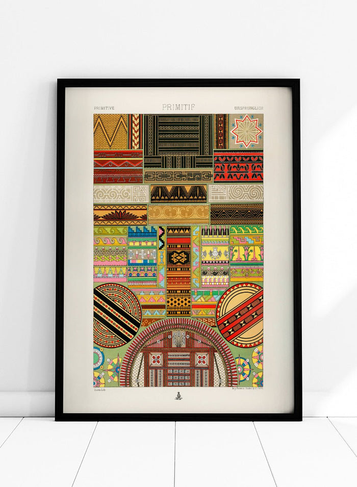 Albert Racine - Primitive Pattern Art Print_Sugar & Canvas_Albert Racine