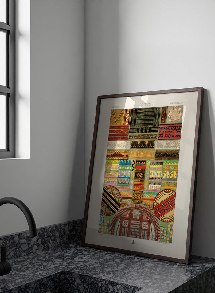 Albert Racine - Primitive Pattern Art Print_Sugar & Canvas_Albert Racine