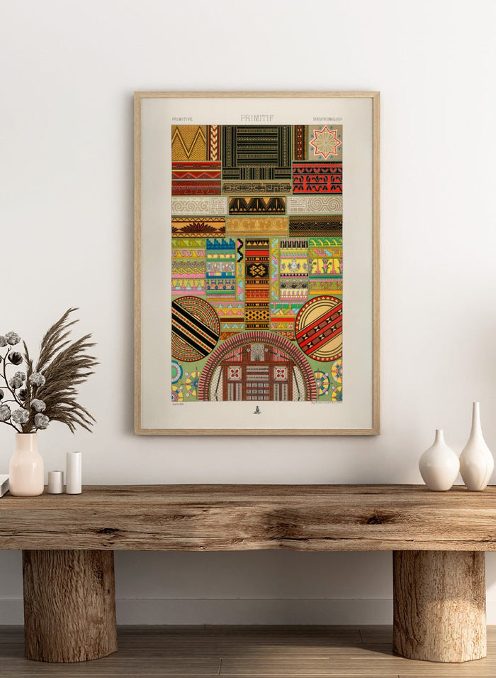 Albert Racine - Primitive Pattern Art Print_Sugar & Canvas_Albert Racine