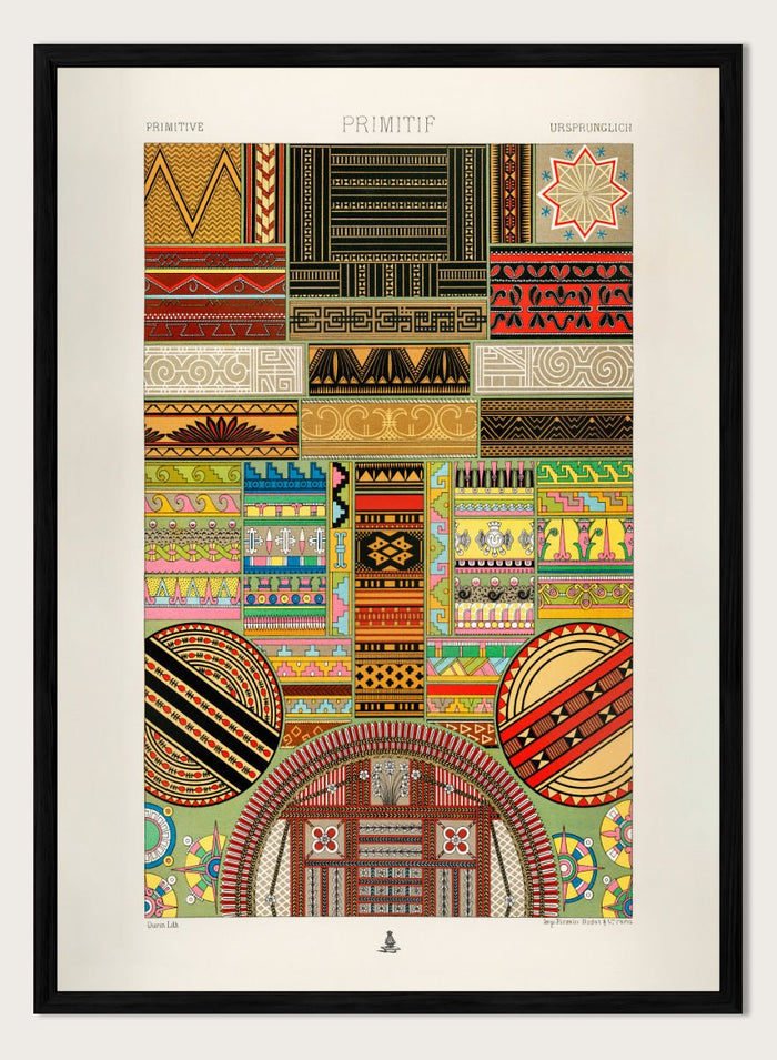 Albert Racine - Primitive Pattern Art Print_Sugar & Canvas_Albert Racine