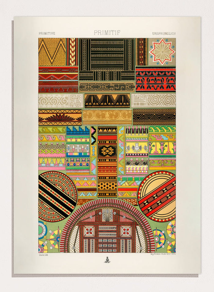Albert Racine - Primitive Pattern Art Print_Sugar & Canvas_Albert Racine