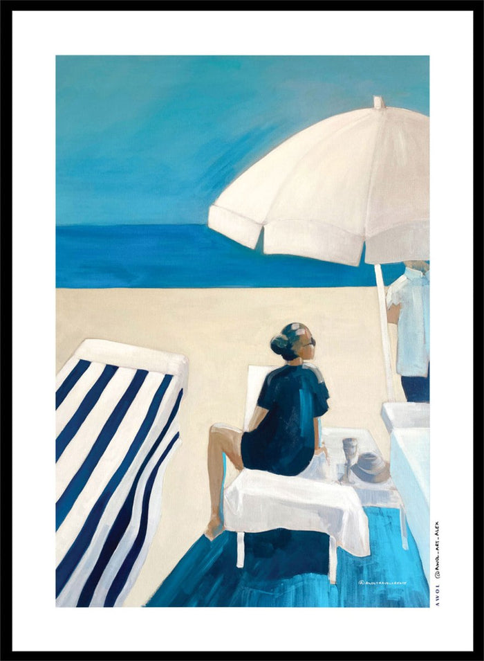 Alex Nereuta - Beach Day Serenity Art Print