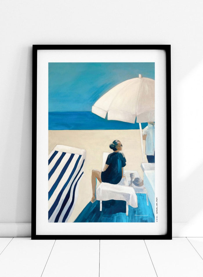 Alex Nereuta - Beach Day Serenity Art Print