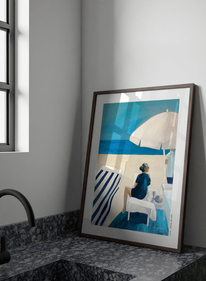 Alex Nereuta - Beach Day Serenity Art Print