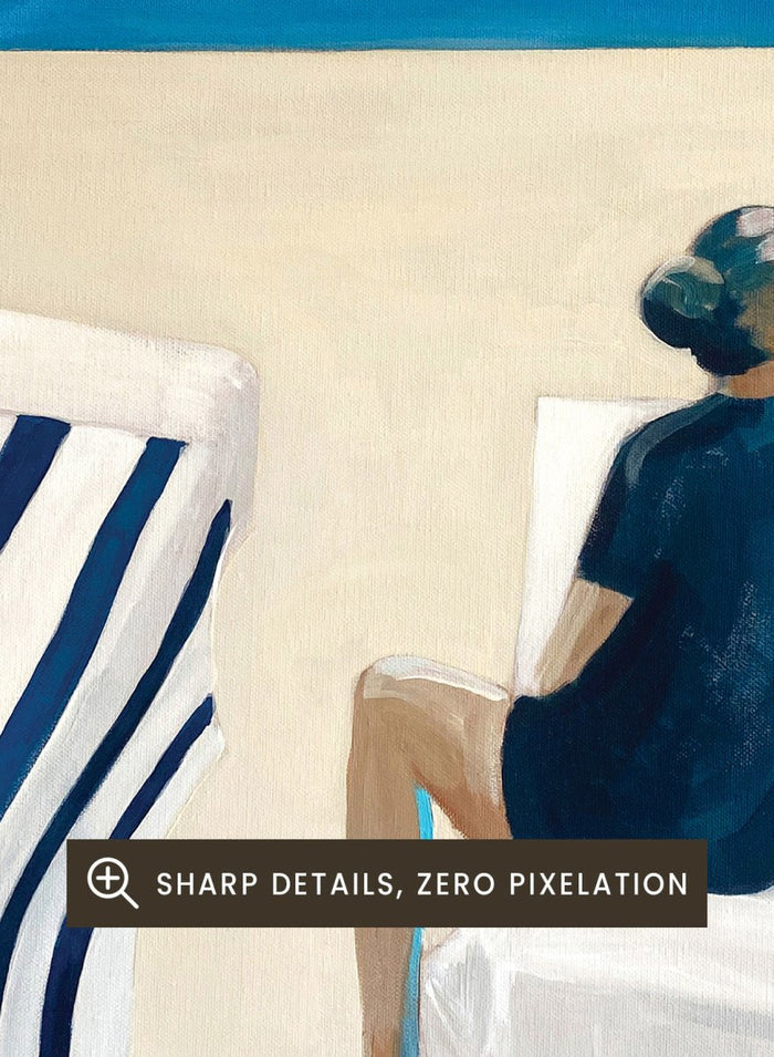 Alex Nereuta - Beach Day Serenity Art Print