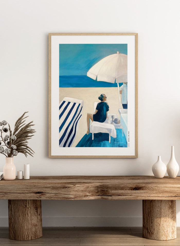 Alex Nereuta - Beach Day Serenity Art Print