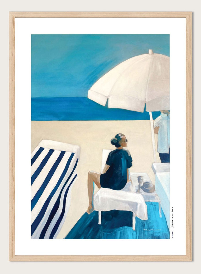 Alex Nereuta - Beach Day Serenity Art Print