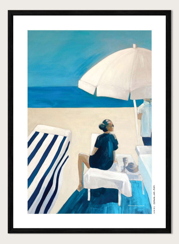 Alex Nereuta - Beach Day Serenity Art Print
