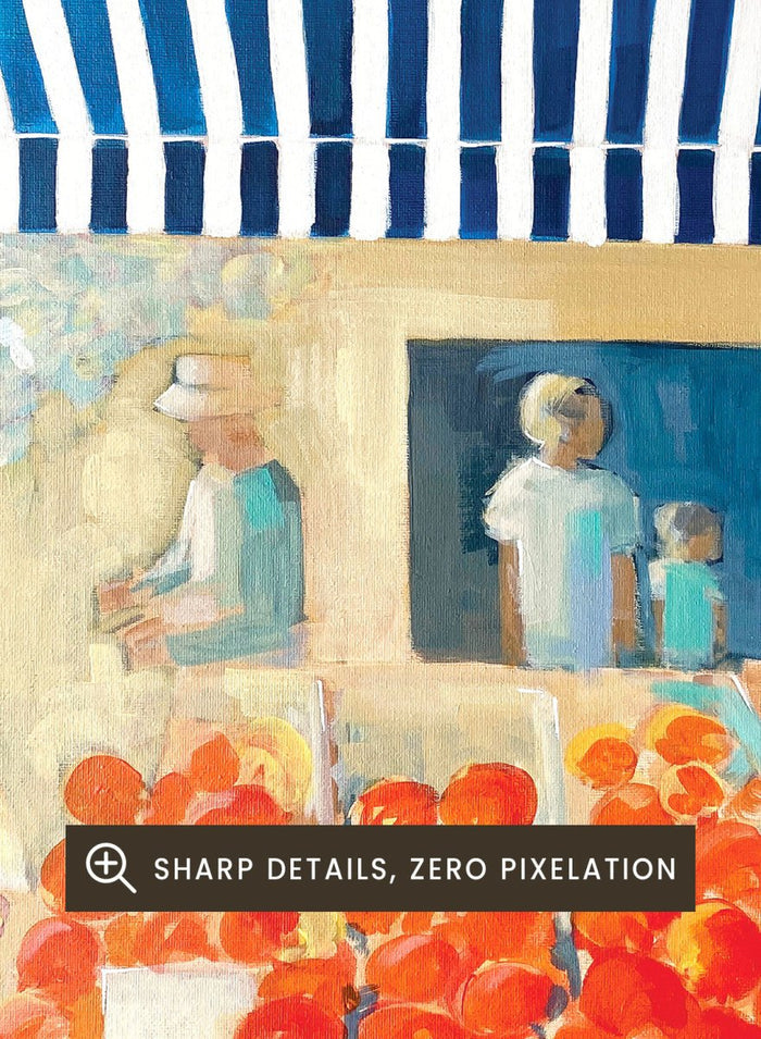 Alex Nereuta - Red Fruit Market Art Print