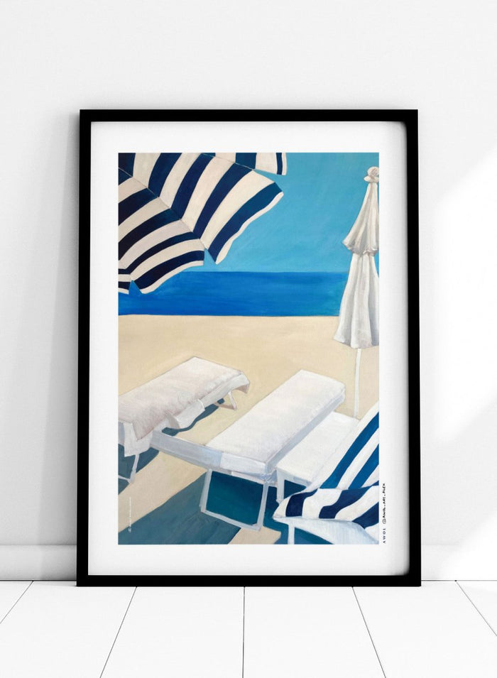 Alex Nereuta - Summer Beach Getaway Art Print