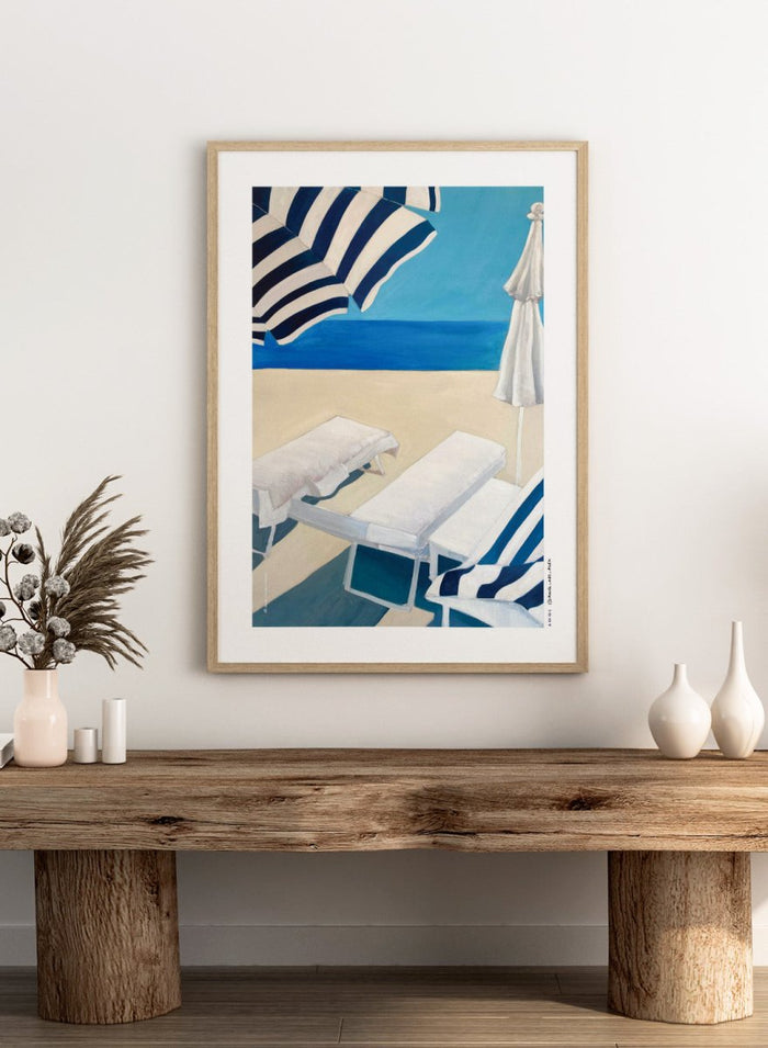 Alex Nereuta - Summer Beach Getaway Art Print
