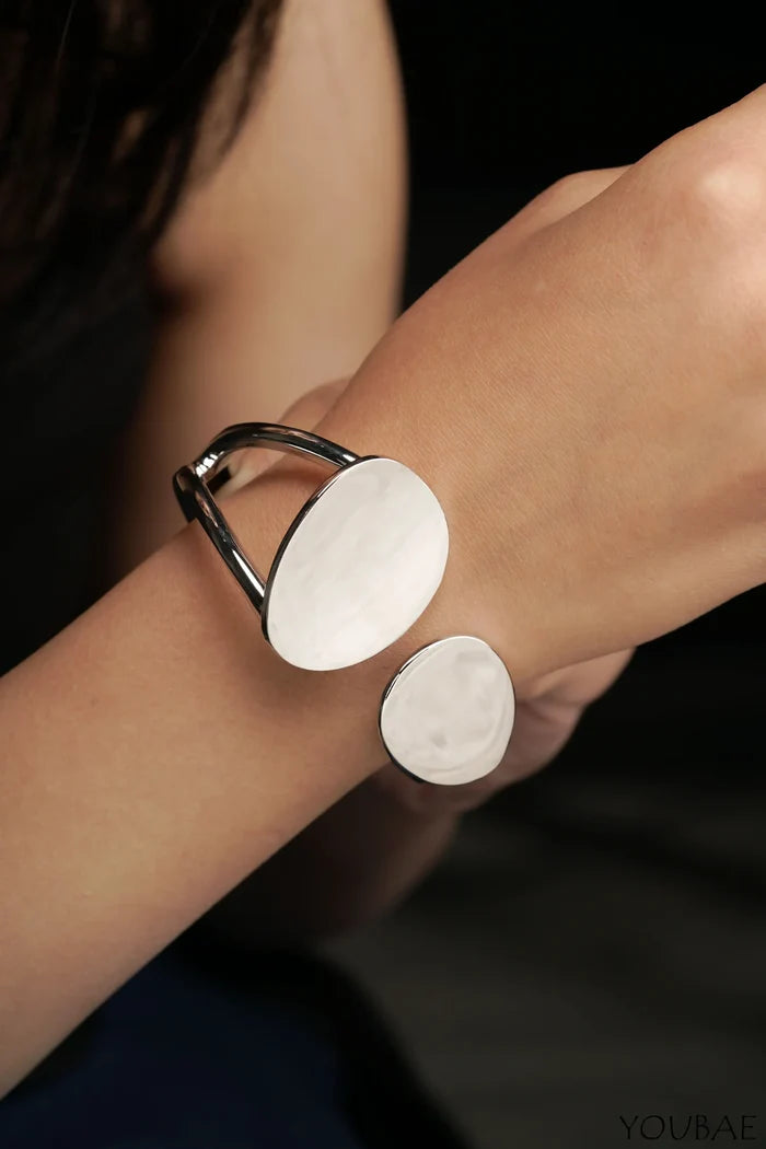 Alivi Chunky Anti Tarnish Bracelet Single -Silver - Free Size