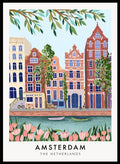 Amsterdam Canal Travel Art Print_Sugar & Canvas_Sugar & Canvas