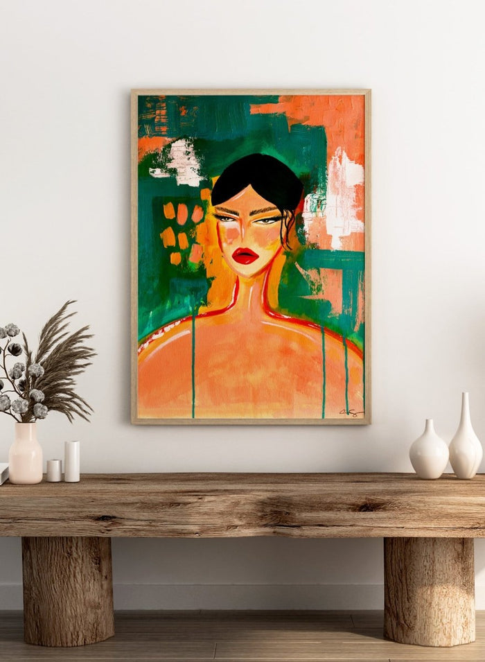 Amy Straley - Bold Abstract Woman Art Print