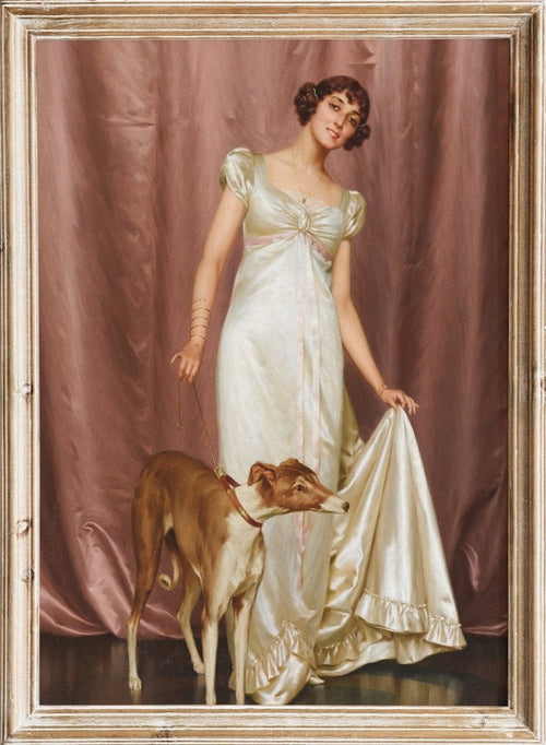 "An Elegant Lady" Art Print_Sugar & Canvas_Vittorio Reggianini