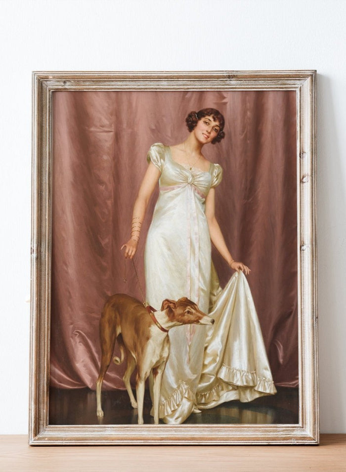 "An Elegant Lady" Art Print_Sugar & Canvas_Vittorio Reggianini