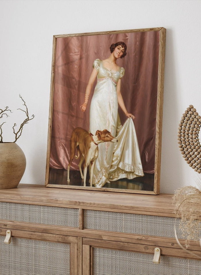 "An Elegant Lady" Art Print_Sugar & Canvas_Vittorio Reggianini