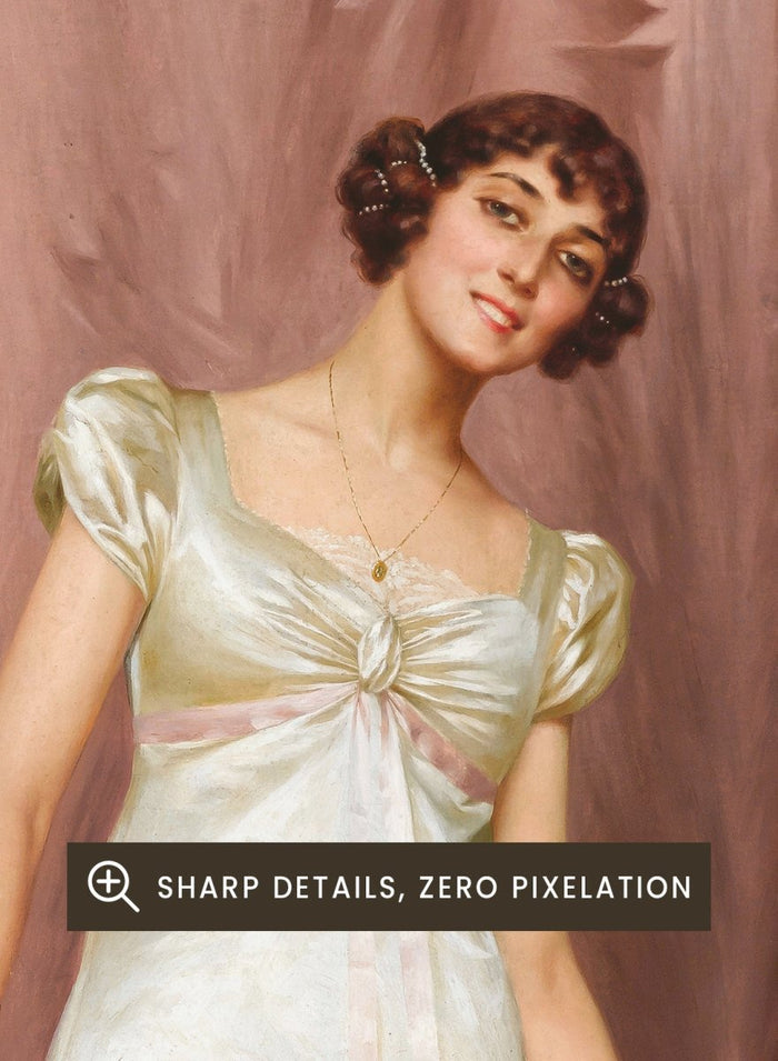 "An Elegant Lady" Art Print_Sugar & Canvas_Vittorio Reggianini