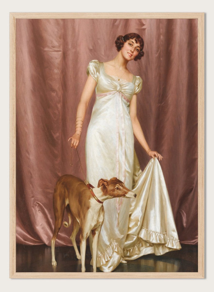 "An Elegant Lady" Art Print_Sugar & Canvas_Vittorio Reggianini