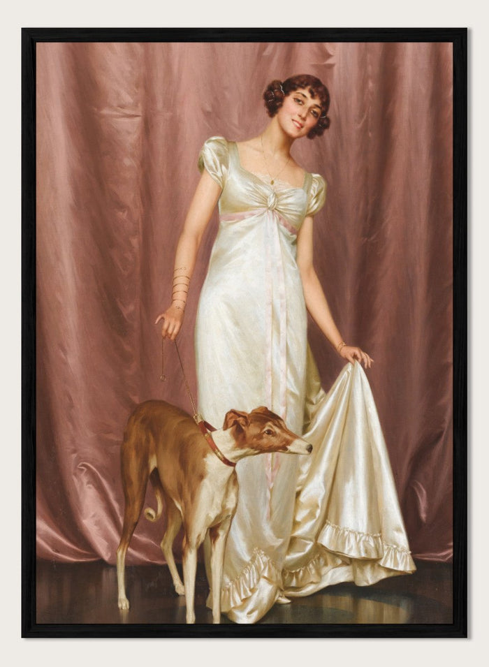 "An Elegant Lady" Art Print_Sugar & Canvas_Vittorio Reggianini