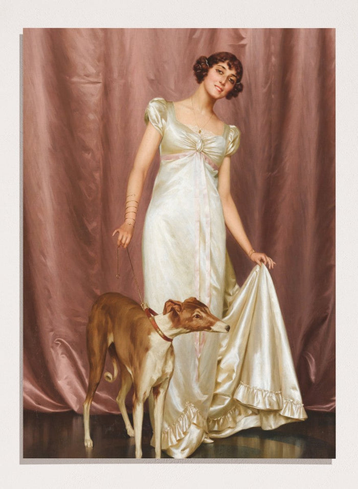 "An Elegant Lady" Art Print_Sugar & Canvas_Vittorio Reggianini