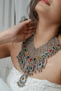 Anayeta Neckpiece Set-With Matching Earrings
