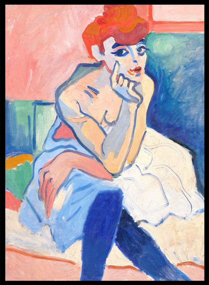 André Derain Woman in a Chemise 1906 Print AD01_Sugar & Canvas_Sugar & Canvas