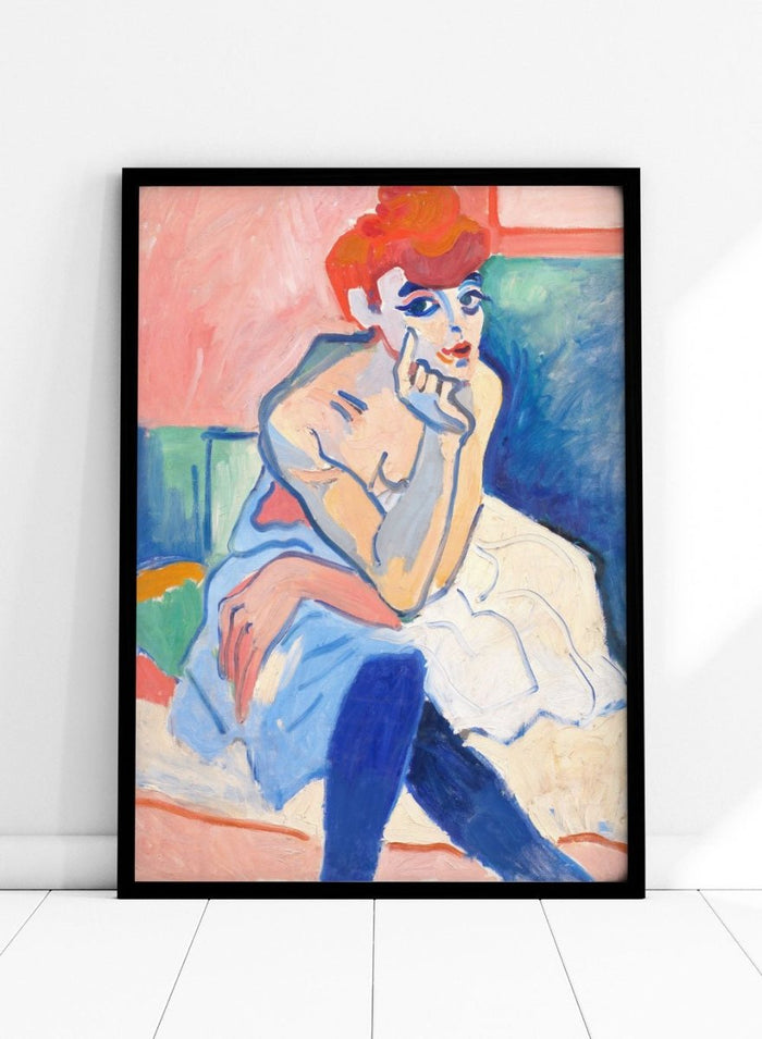 André Derain Woman in a Chemise 1906 Print AD01_Sugar & Canvas_Sugar & Canvas
