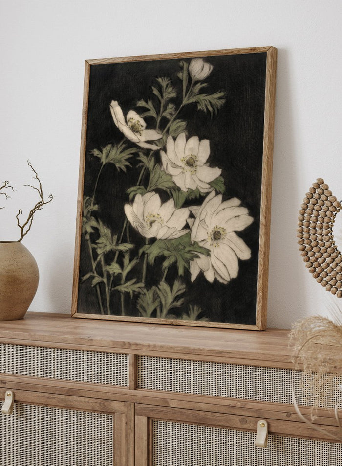 "Anemones" Art Print_Sugar & Canvas_Bertha E. Jaques
