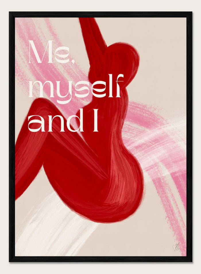 A4/8x12 inches (Framing Available) / Black Wood Frame
