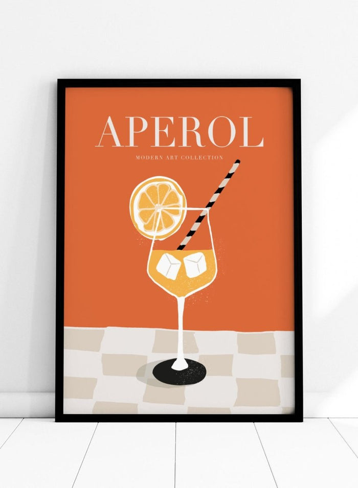 Aperol Spritz Drink Bar Art Print_Sugar & Canvas_Sugar & Canvas
