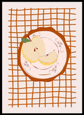 ‘Apple on Porcelain’ Aesthetic Art Print_Sugar & Canvas_Sugar & Canvas