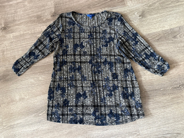 Apt 9 Preowned great condition Size S gray/blue Tunic