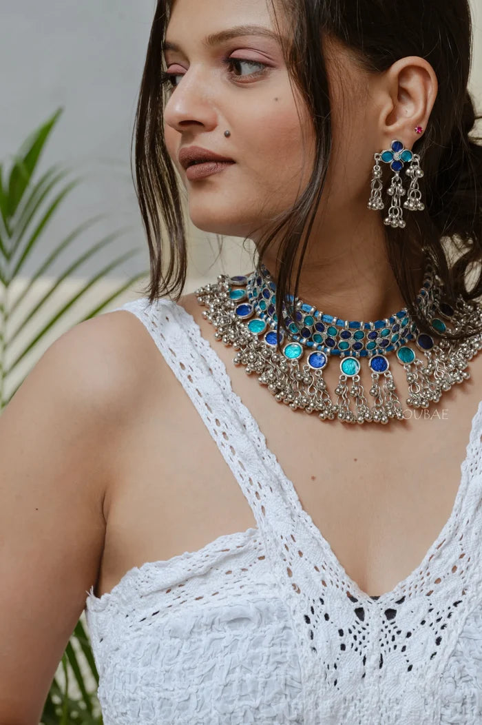 Aqua Neckpiece Set