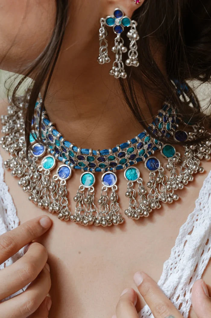 Aqua Neckpiece Set