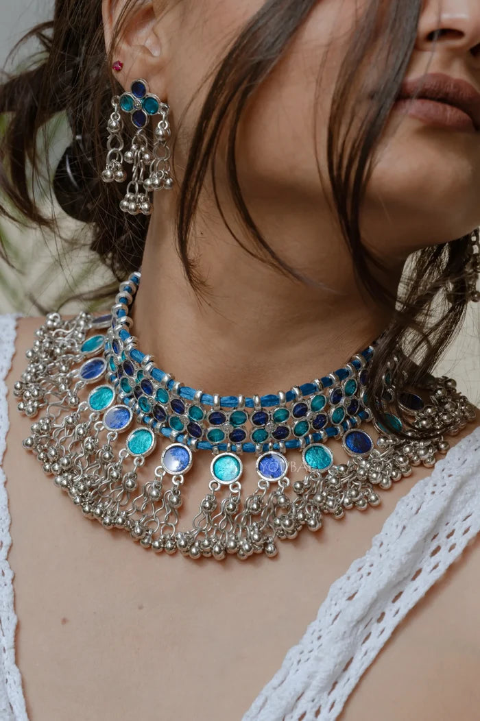 Aqua Neckpiece Set