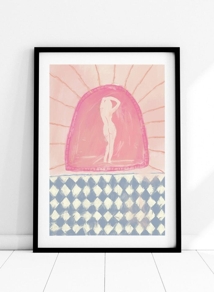 ‘Arched Figure’ Aesthetic Art Print_Sugar & Canvas_Sugar & Canvas