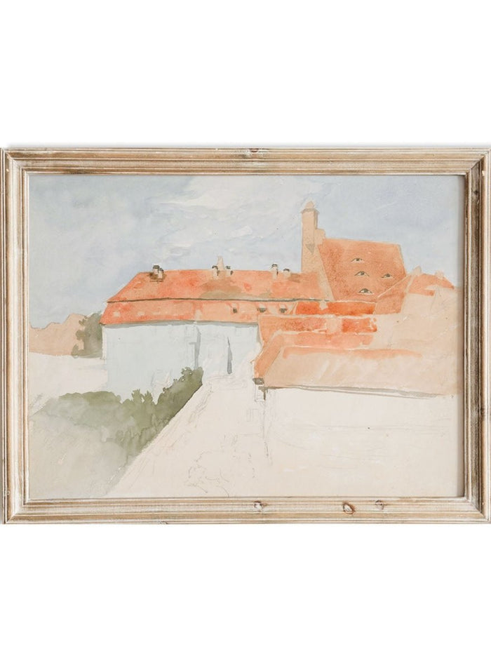"Architectural Study III" Art Print_Sugar & Canvas_Edwin Austin Abbey