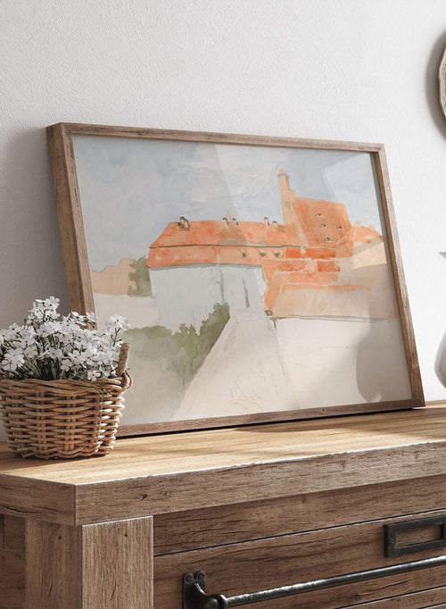"Architectural Study III" Art Print_Sugar & Canvas_Edwin Austin Abbey