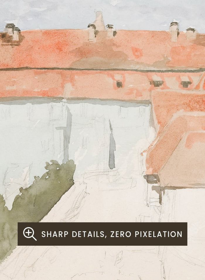 "Architectural Study III" Art Print_Sugar & Canvas_Edwin Austin Abbey