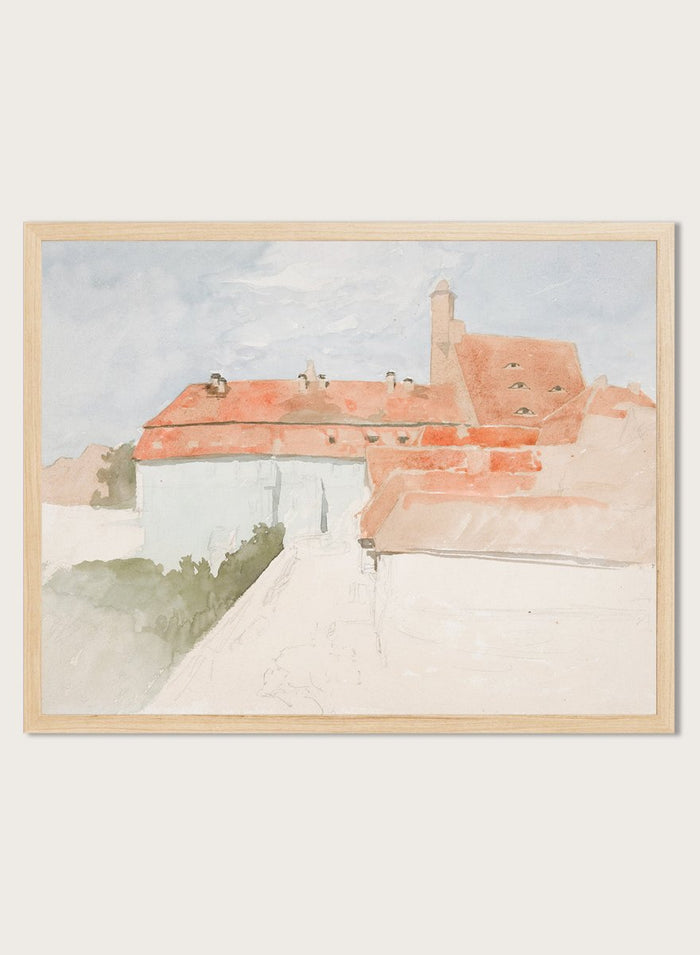 "Architectural Study III" Art Print_Sugar & Canvas_Edwin Austin Abbey