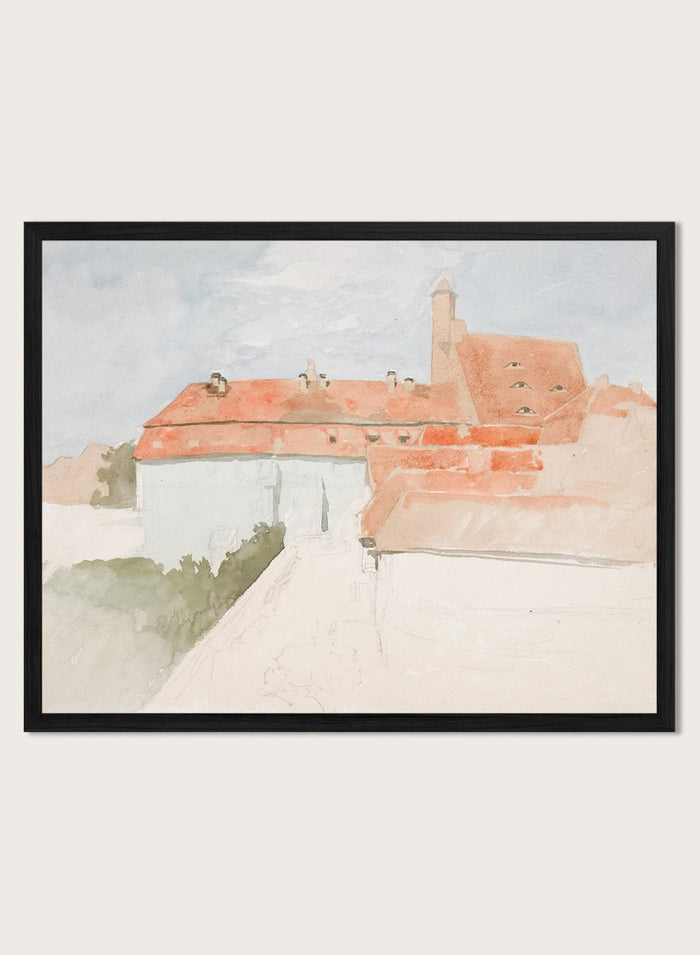 "Architectural Study III" Art Print_Sugar & Canvas_Edwin Austin Abbey