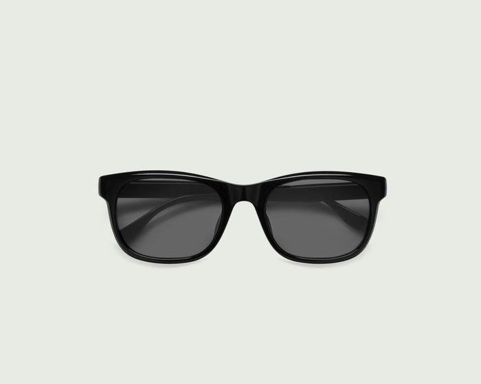 Ink::Ariel Sunglasses rectangle black recycled polyester top