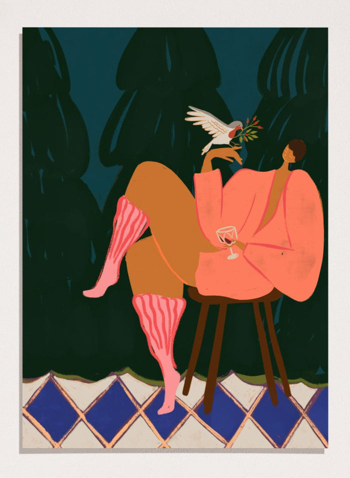 12x16 inches/30x40cm (Framing Available) / Unframed Print Only