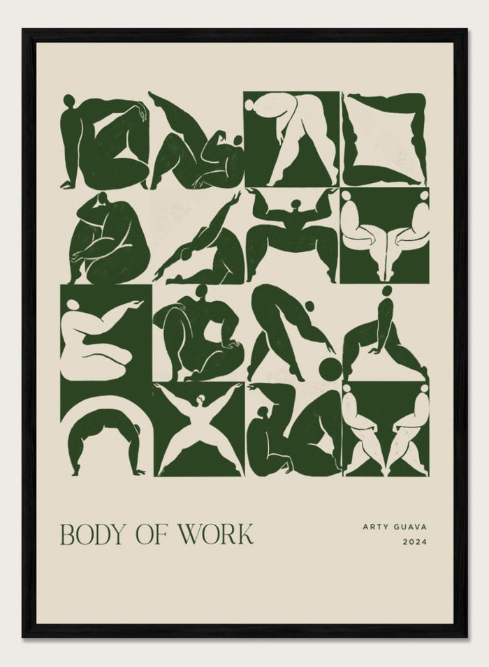 12x16 inches/30x40cm (Framing Available) / Black Wood Frame