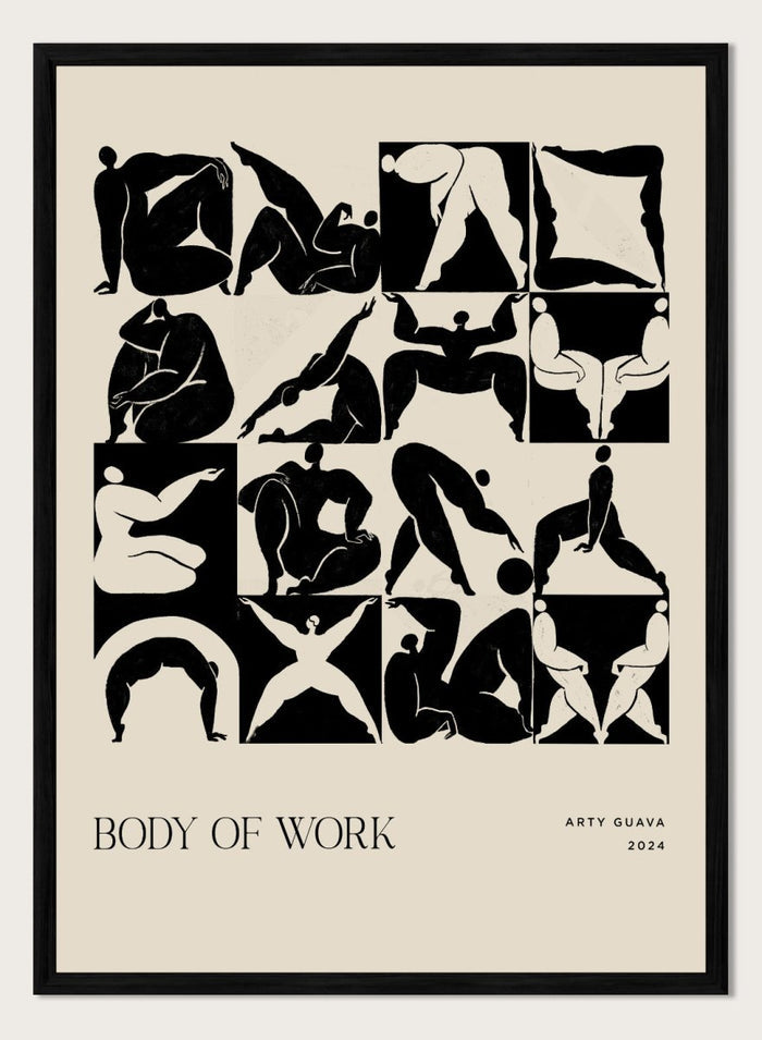 12x16 inches/30x40cm (Framing Available) / Black Wood Frame