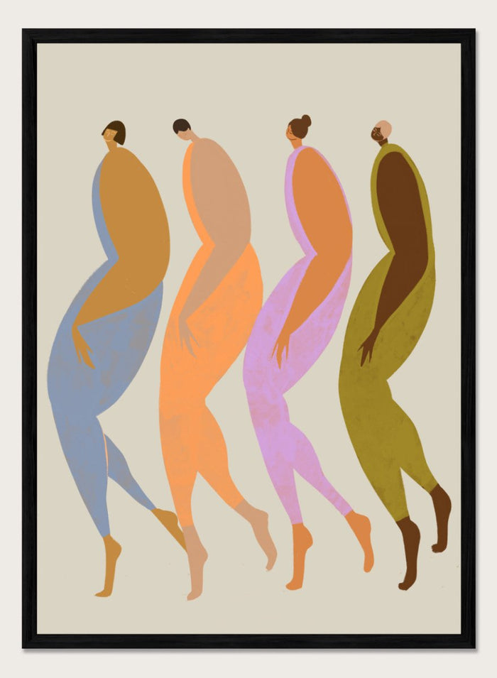 12x16 inches/30x40cm (Framing Available) / Black Wood Frame