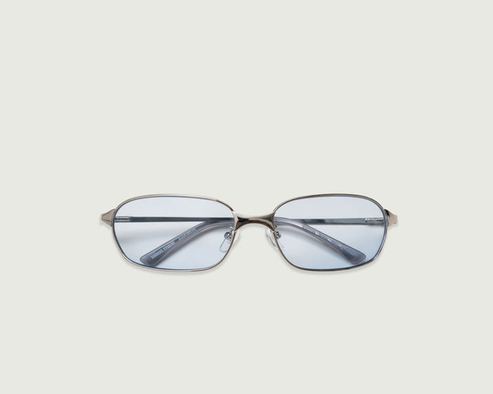 Silver Frost::Aspen Sunglasses rectangle Gray metal top